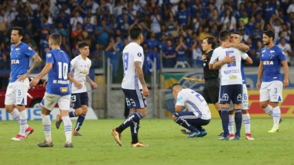   Universidad de Chile fue aplastada por Cruzeiro en Belo Horizonte por la Copa Libertadores 