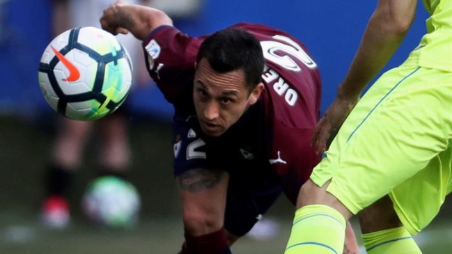 Eibar hizo efectiva opción de compra y aseguró a Fabián Orellana hasta 2020