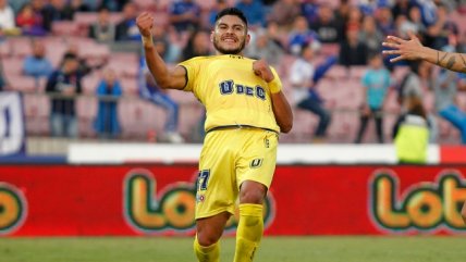 Luis Riveros empató para U. de Concepción ante U. de Chile en el Estadio Nacional