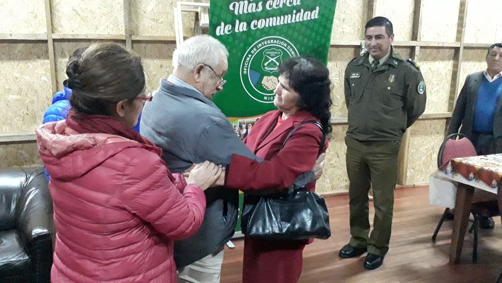Padre e hija se reencontraron después de 60 años
