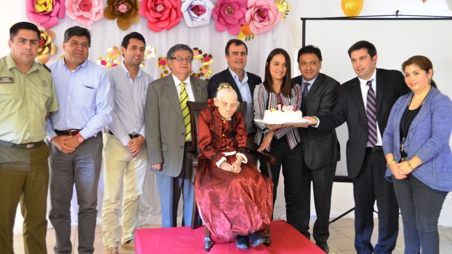 108 años cumplió la residente del Senama más longeva de Chile
