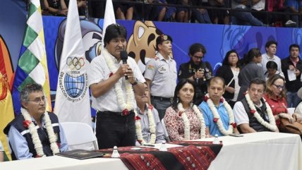  El fuego de los Sudamericanos será encendido por Evo Morales  