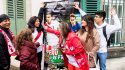 Hinchas peruanos llegaron a apoyar a Paolo Guerrero tras audiencia en al TAS