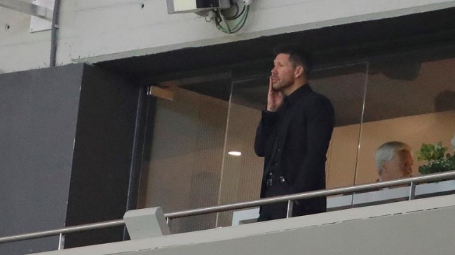 Diego Simeone no podrá dirigir en la final de la Europa League