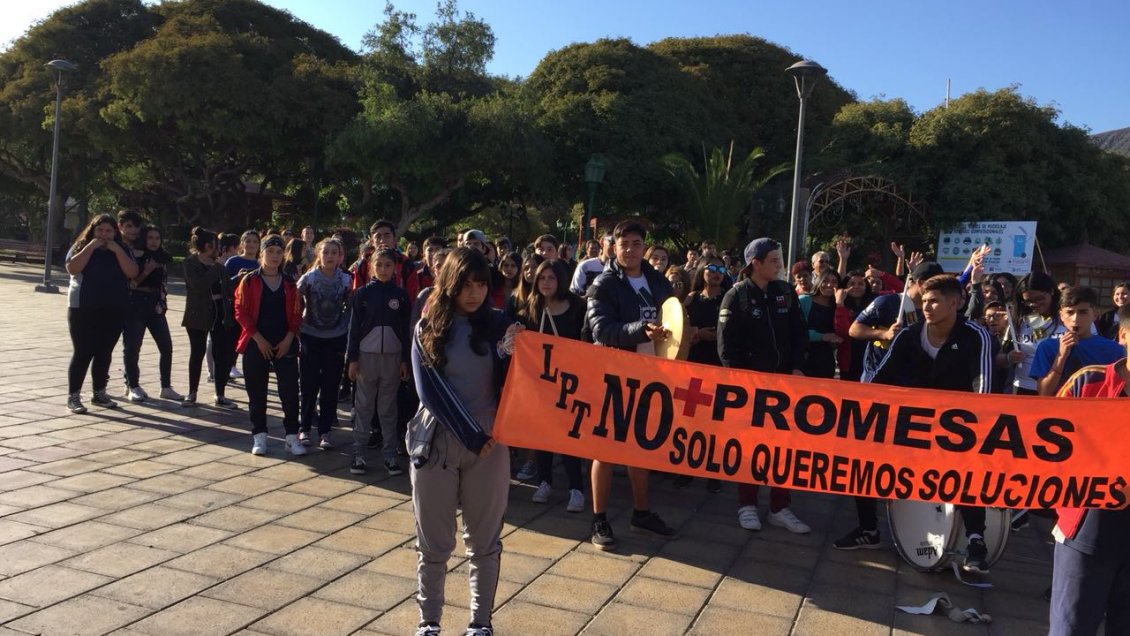 Toma del liceo Politécnico C-20 de Taltal cumplió 33 días este viernes