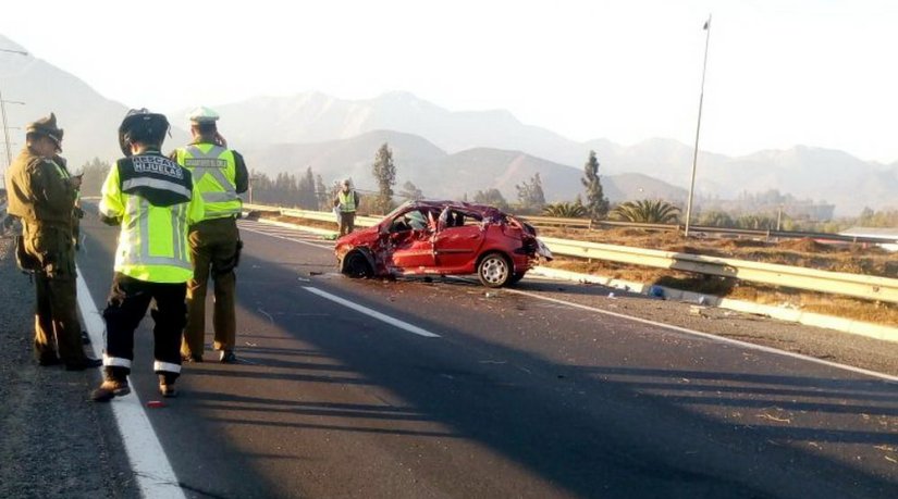 Accidente de tránsito dejó a una joven fallecida en Hijuelas