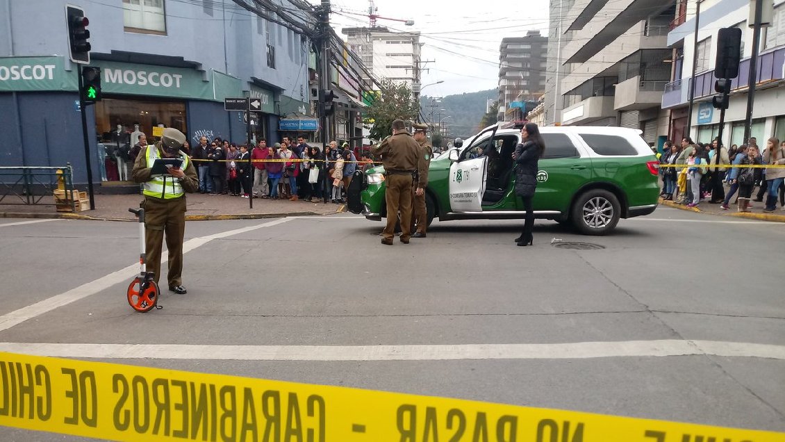 Fatal atropello en pleno centro de Temuco: Madre murió decapitada
