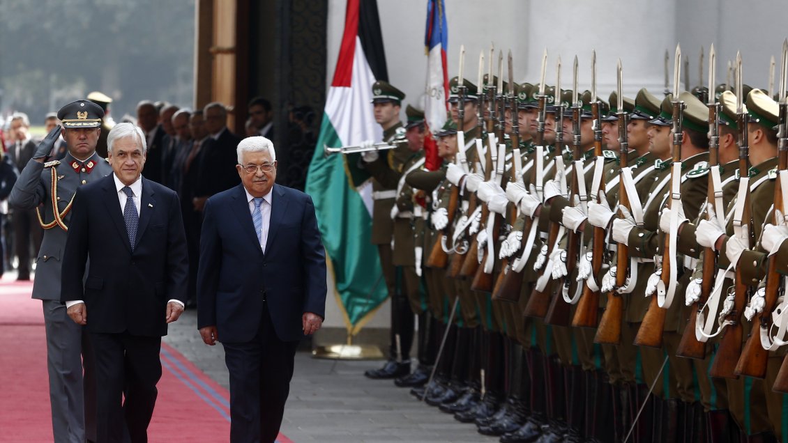 Piñera ratificó apoyo de Chile sobre demanda de Palestina por ser un Estado soberano