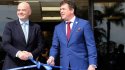 Presidente de la FIFA inauguró el nuevo edificio de la Conmebol en Paraguay