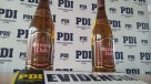 Arica: PDI descubrió ketamina líquida escondida en botellas de ron