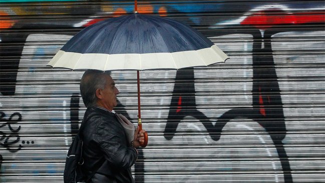 Meteorología pronosticó precipitaciones para sectores de la Región Metropolitana