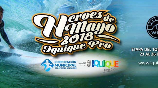 Campeonato Mundial de Surf salta al abordaje en Iquique este fin de semana largo