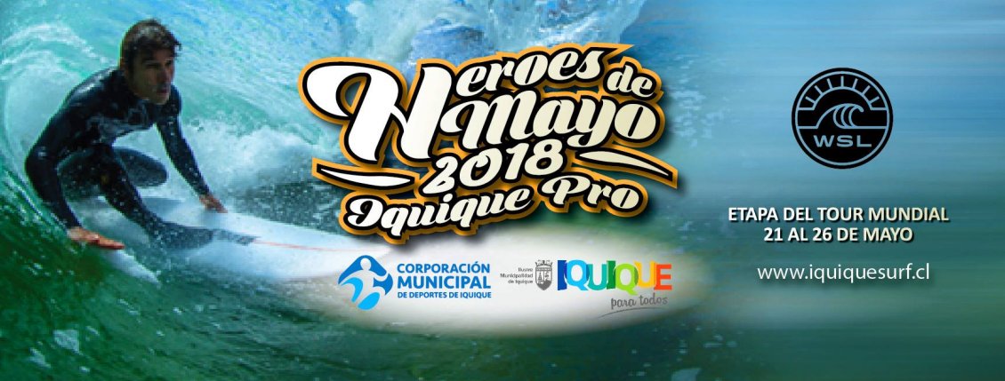 Campeonato Mundial de Surf salta al abordaje en Iquique este fin de semana largo