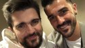 El español David Villa compartió con cantante colombiano Juanes en Nueva York