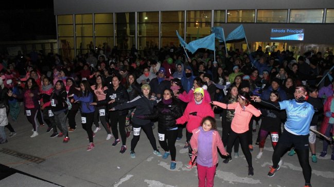 Más de 300 personas participaron en corrida nocturna en Puerto Natales