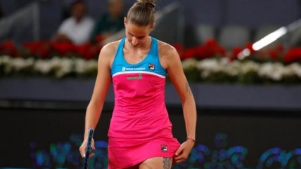   La furiosa reacción de Karolina Pliskova tras perder en Roma 