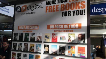 Inauguran primera biblioteca digital en el aeropuerto de Santiago