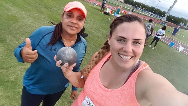 Natalia Duco estableció nuevo récord de Chile en lanzamiento de la bala