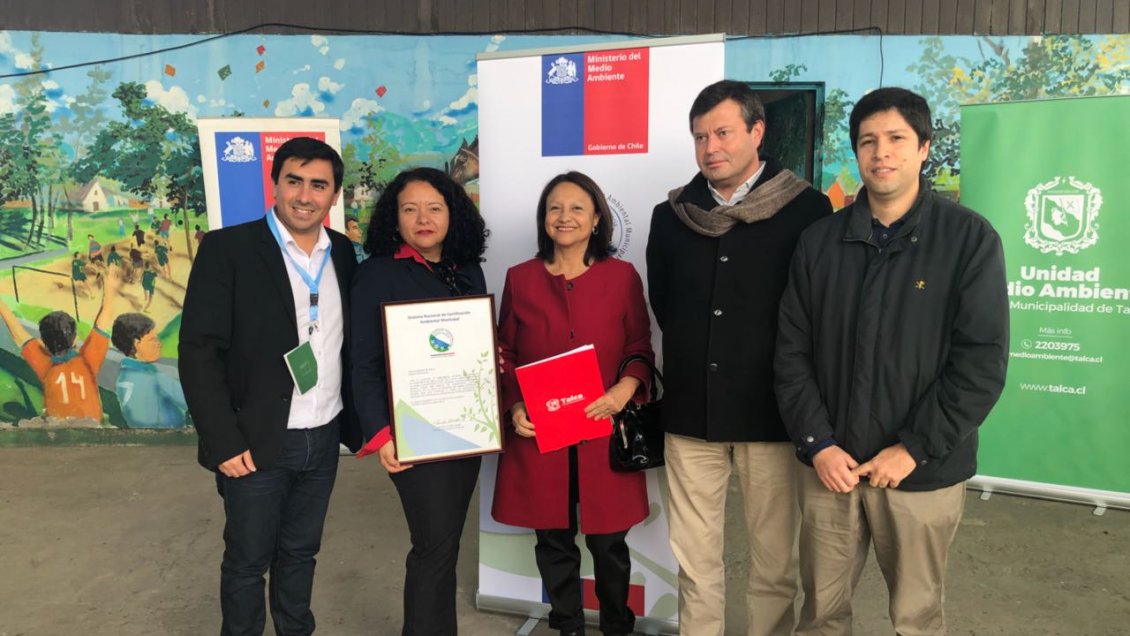 Talca recibió certificación ambiental de excelencia