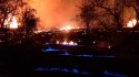 Las llamaradas azules que deja la erupción del Kilauea