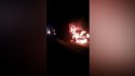 Tres camiones fueron quemados en Collipulli, Región de La Araucanía