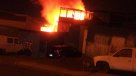 Incendio de madrugada dejó 19 personas damnificadas en Antofagasta