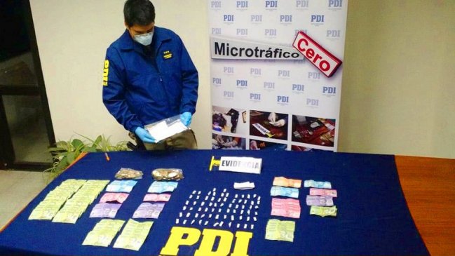 Cinco detenidos dejó un operativo antidrogas realizado por la PDI en Coquimbo