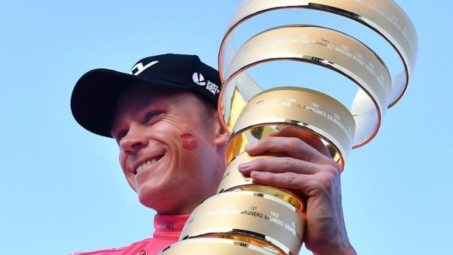 Chris Froome, tras conquistar el Giro: 