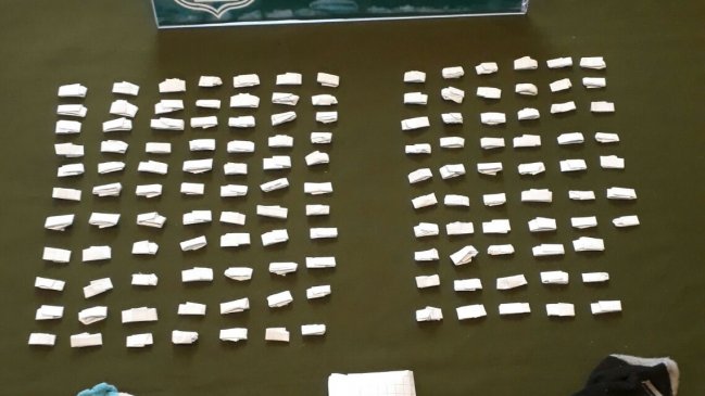 Detuvieron a hombre por intentar lanzar droga a Centro Penitenciario de Rancagua