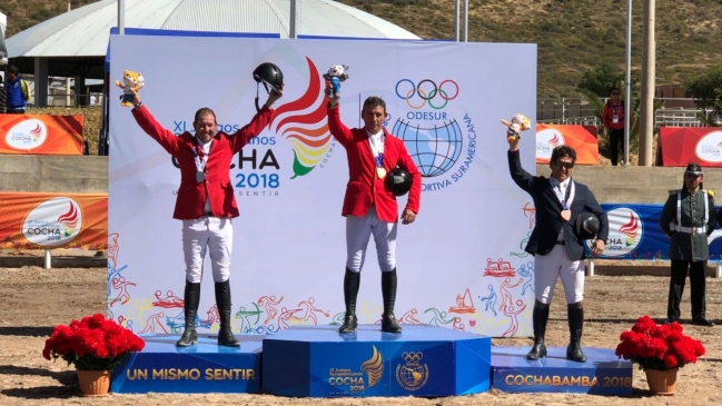  Chile ganó oro y plata en equitación en Cochabamba 2018  