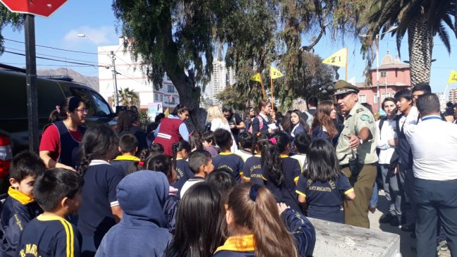 Positivo balance del simulacro escolar en la región de Antofagasta