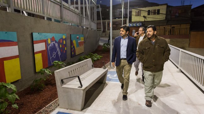 Arica: Nueva plaza en cerro La Cruz fue inaugurada por los vecinos