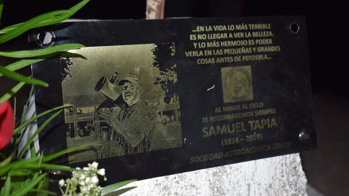 Cenizas de Astrónomo aficionado fueron depositadas mirando las estrellas