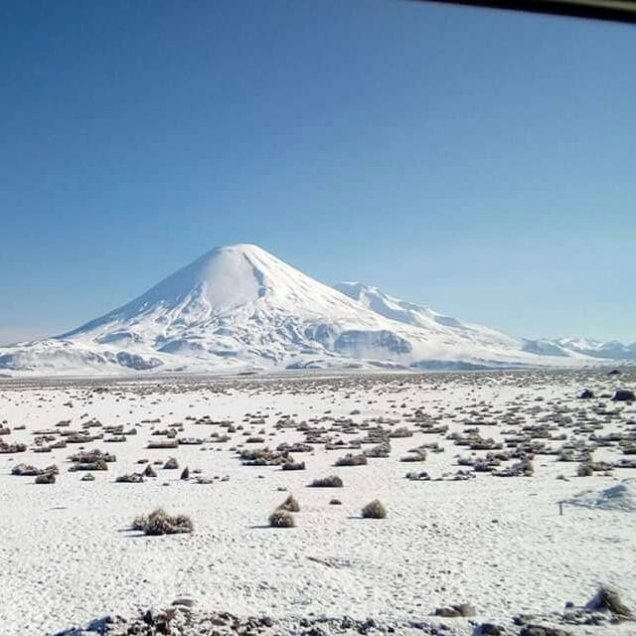Primeras nevadas se dejan ver al interior de Iquique