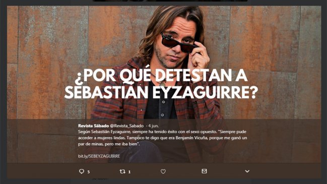 Revista Sábado sobre entrevista a Eyzaguirre: En ningún caso sus declaraciones fueron descontextualizadas