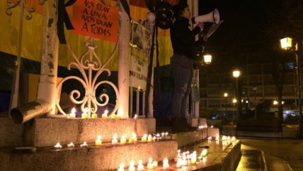   La intervención de Valdiversa exigiendo justicia para Nicole Saavedra 