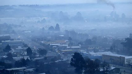 Temuco y Padre Las Casas están hoy con preemergencia ambiental