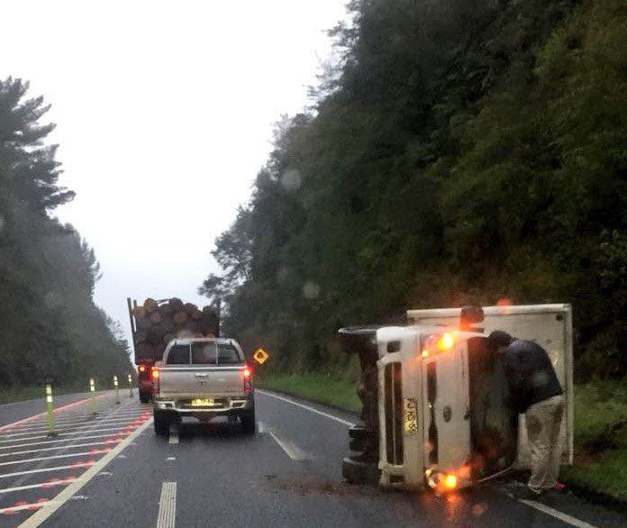 Dos accidentes de tránsito paralelos se produjeron en Valdivia