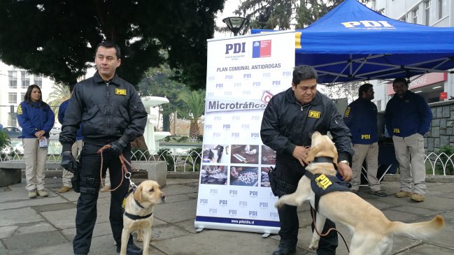 PDI identificó 35 puntos de microtráfico en Chillán