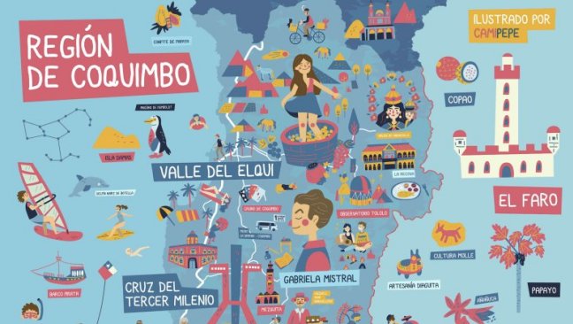 Marca Chile realizará la primera muestra de iconos regionales del país