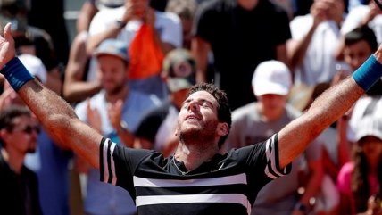 Juan Martín del Potro alcanzó semifinales de Roland Garros a costa de Marin Cilic