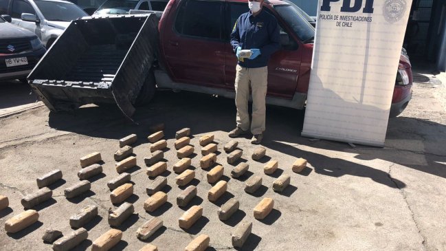 PDI incautó más de 50 paquetes de Cripy en cercanías de San Pedro de Atacama
