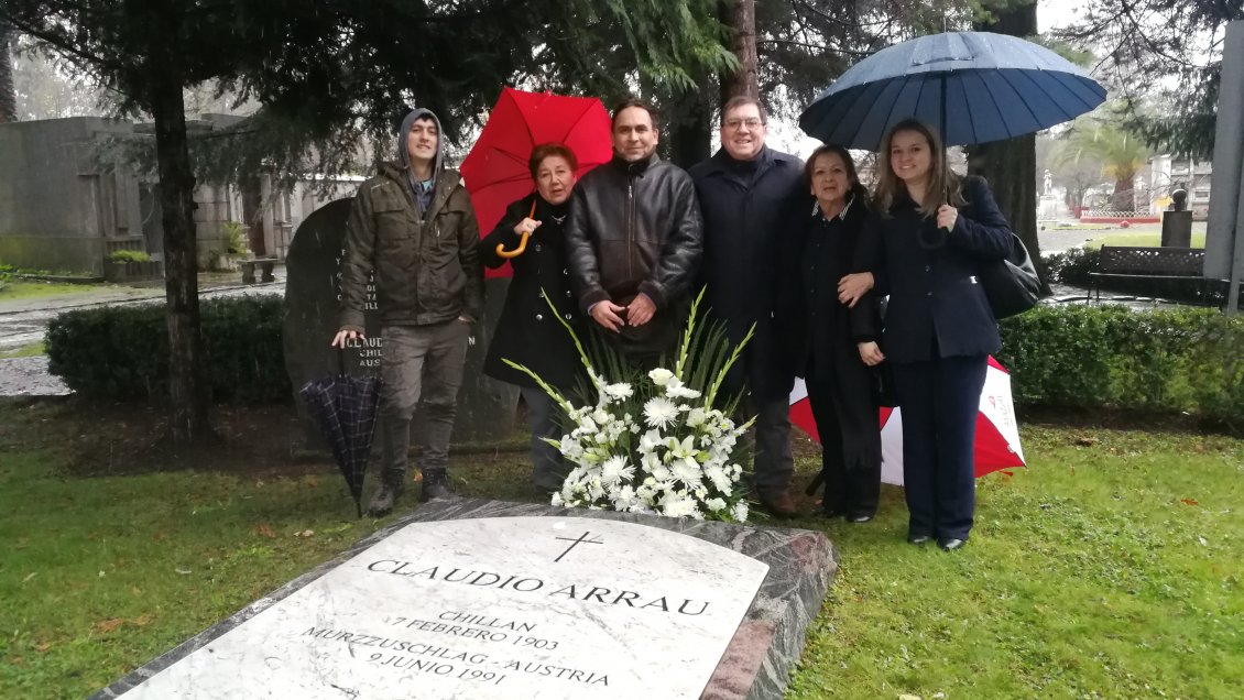 Chillán conmemora el 27° aniversario de la muerte de Claudio Arrau