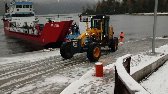 Hua Hum: paso fronterizo se mantiene cerrado por acumulación de nieve