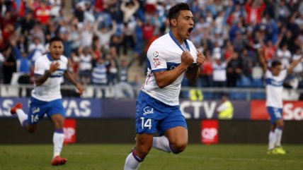 David Llanos abrió el marcador para la UC ante Cobreloa en Copa Chile