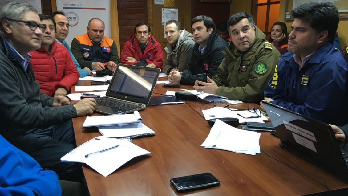 Autoridades del Maule realizaron positivo balance tras paso del sistema frontal