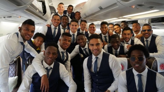 Colombia aterrizó en Rusia a una semana de su debut en el Mundial