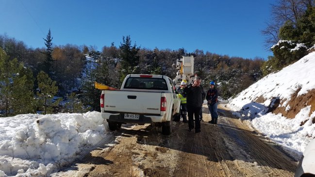 Entregan ayuda a sectores afectados por la nieve en San Clemente