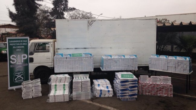 Arica: Detienen a hombre con más de 2.700 cajetillas de cigarrillos de contrabando