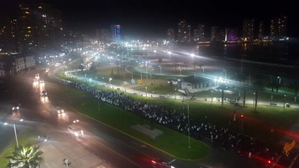 Sebastián Piñera es recibido con protestas en Iquique
